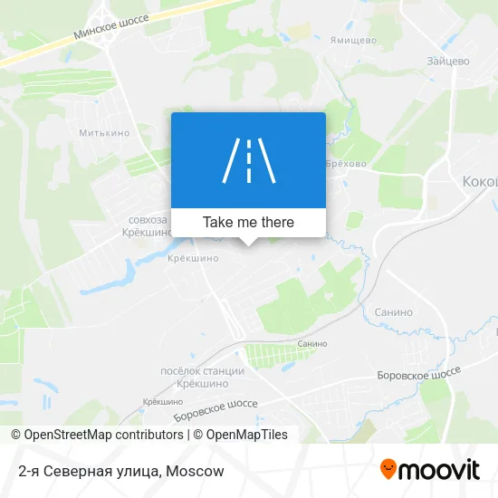 2-я Северная улица map