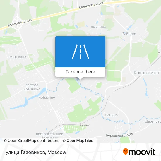 улица Газовиков map