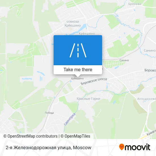 2-я Железнодорожная улица map