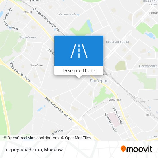 переулок Ветра map