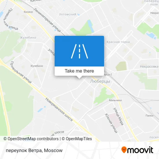 переулок Ветра map