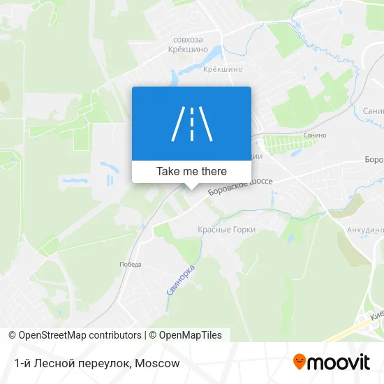 1-й Лесной переулок map