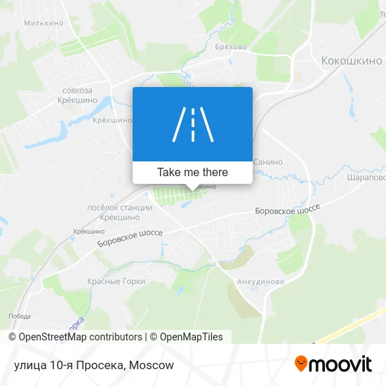 улица 10-я Просека map