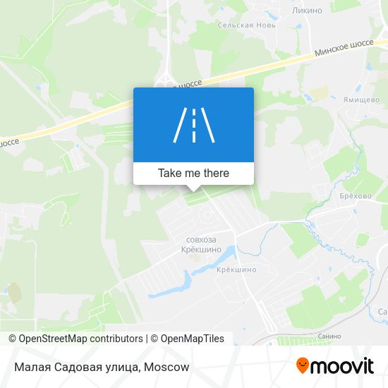Малая Садовая улица map