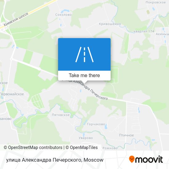 улица Александра Печерского map