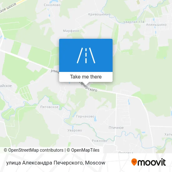 улица Александра Печерского map