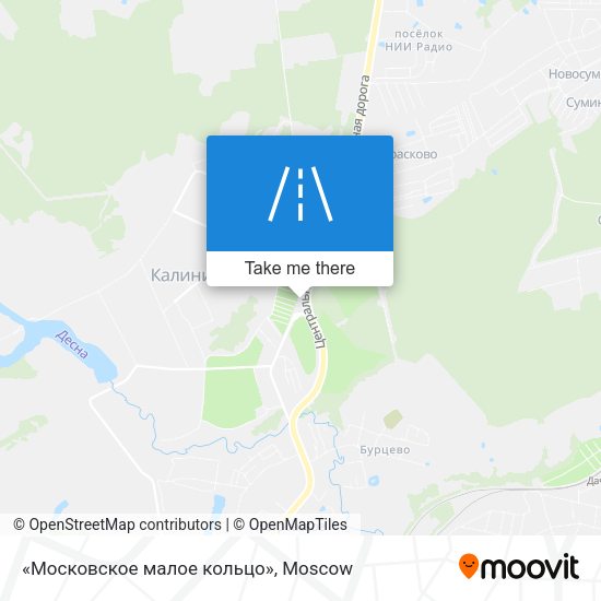 «Московское малое кольцо» map