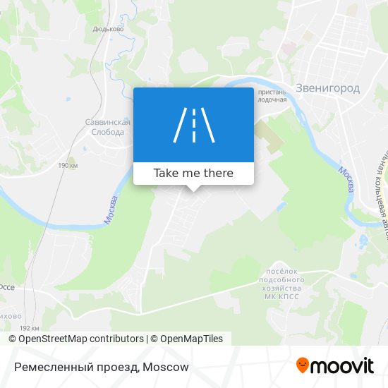 Ремесленный проезд map