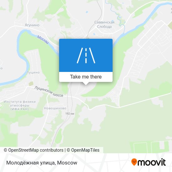 Молодёжная улица map