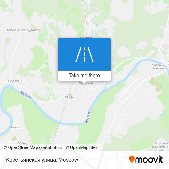 Крестьянская улица map