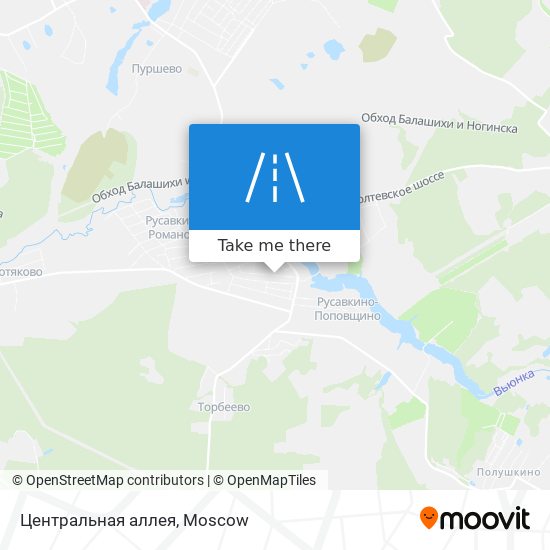 Центральная аллея map