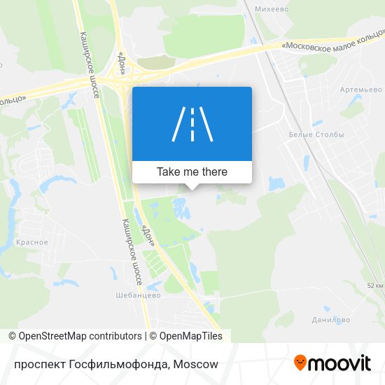 проспект Госфильмофонда map