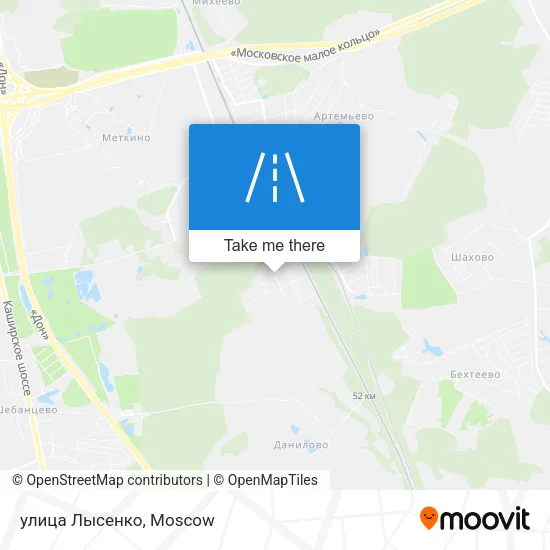 улица Лысенко map