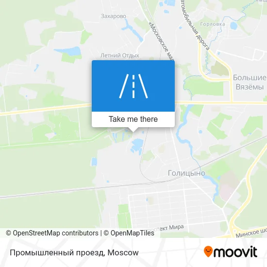 Промышленный проезд map