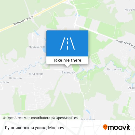 Рушниковская улица map