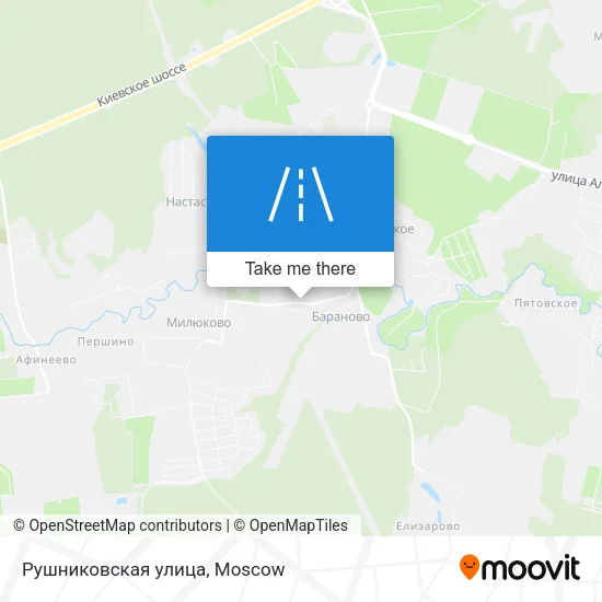 Рушниковская улица map