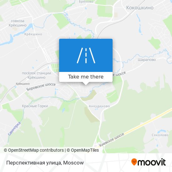 Перспективная улица map