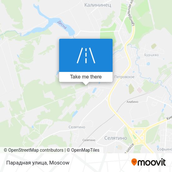 Парадная улица map
