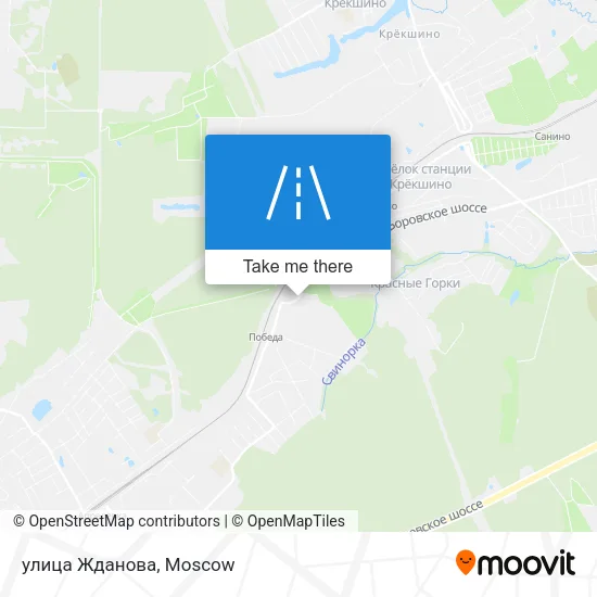 улица Жданова map