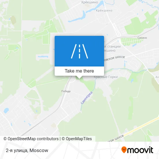 2-я улица map