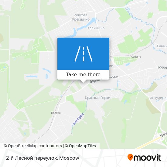 2-й Лесной переулок map