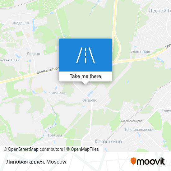 Липовая аллея map
