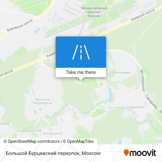 Большой Бурцевский переулок map
