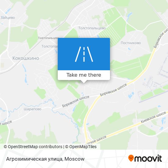 Агрохимическая улица map