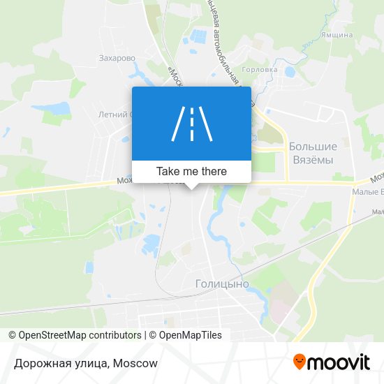 Дорожная улица map