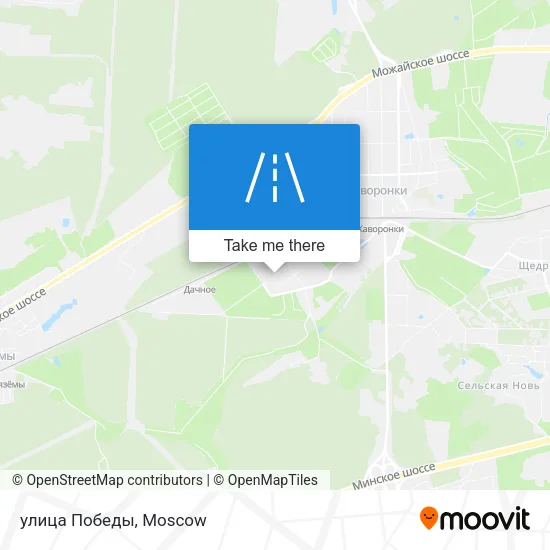 улица Победы map