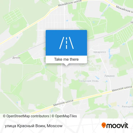 улица Красный Воин map