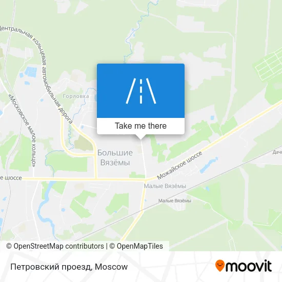 Петровский проезд map