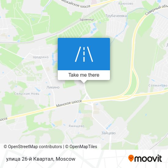 улица 26-й Квартал map