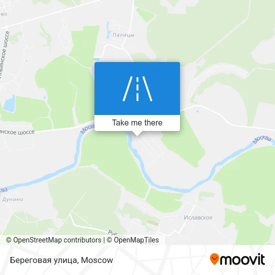 Береговая улица map