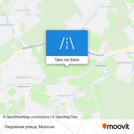 Окружная улица map