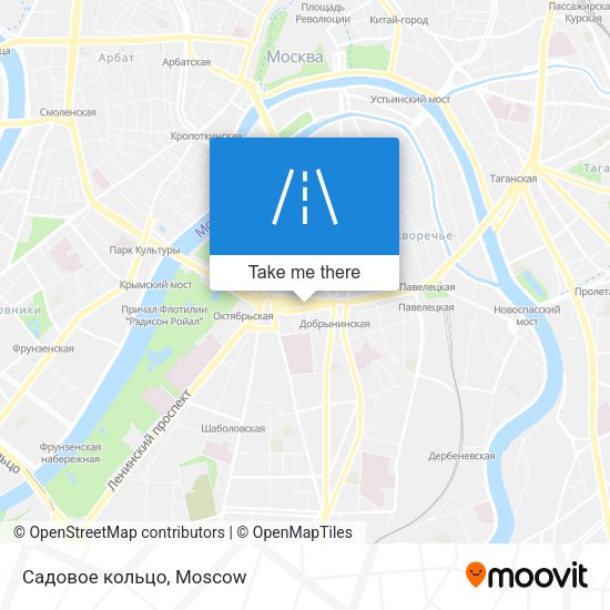 Садовое кольцо map