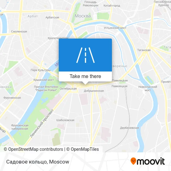 Садовое кольцо map