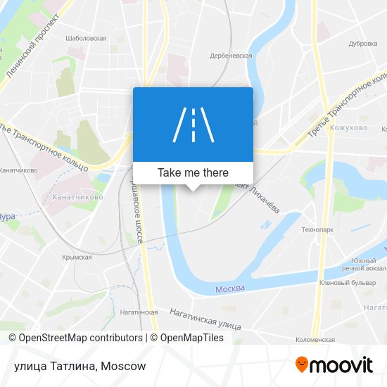 улица Татлина map
