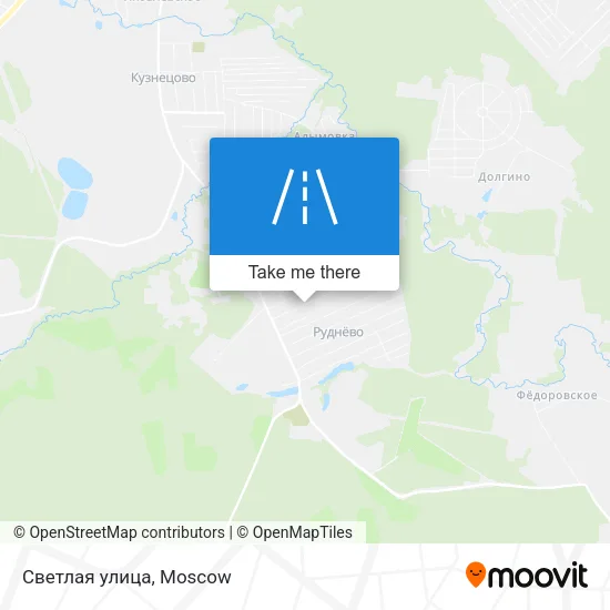 Светлая улица map