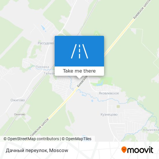 Дачный переулок map