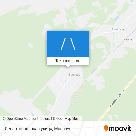 Севастопольская улица map