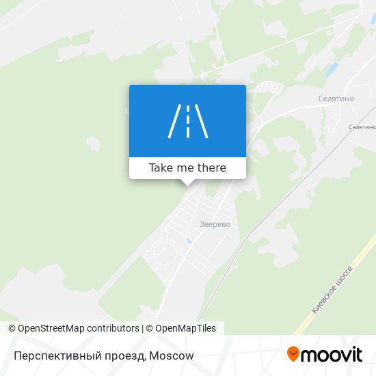 Перспективный проезд map