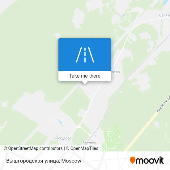 Вышгородская улица map