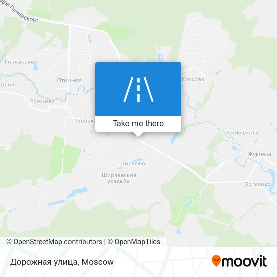 Дорожная улица map
