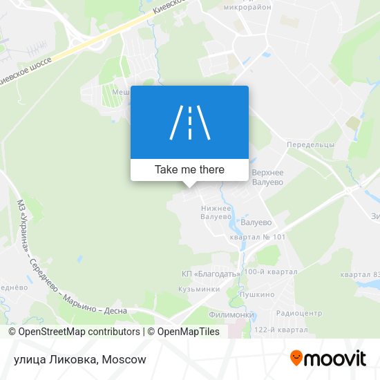 улица Ликовка map