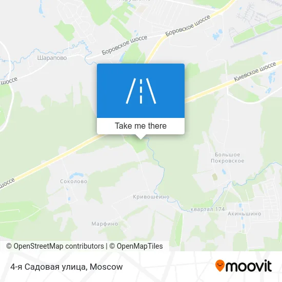 4-я Садовая улица map