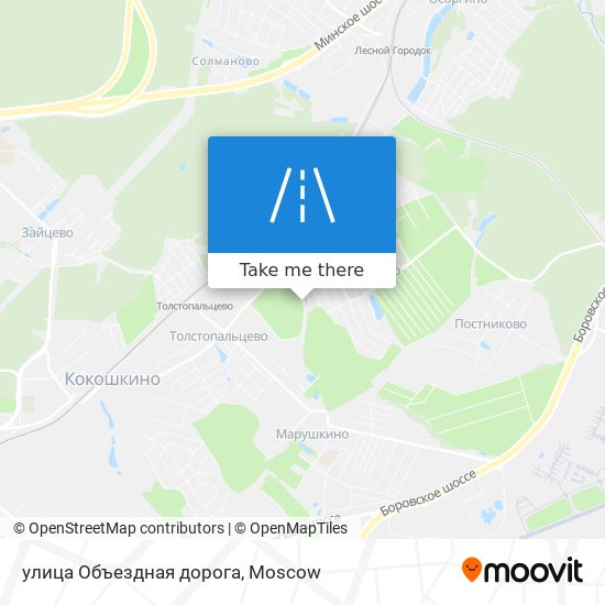 улица Объездная дорога map