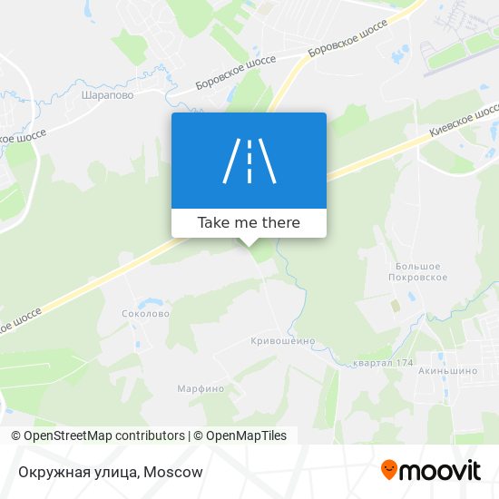 Окружная улица map