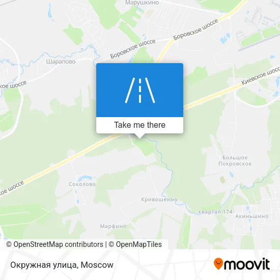 Окружная улица map
