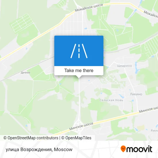 улица Возрождения map